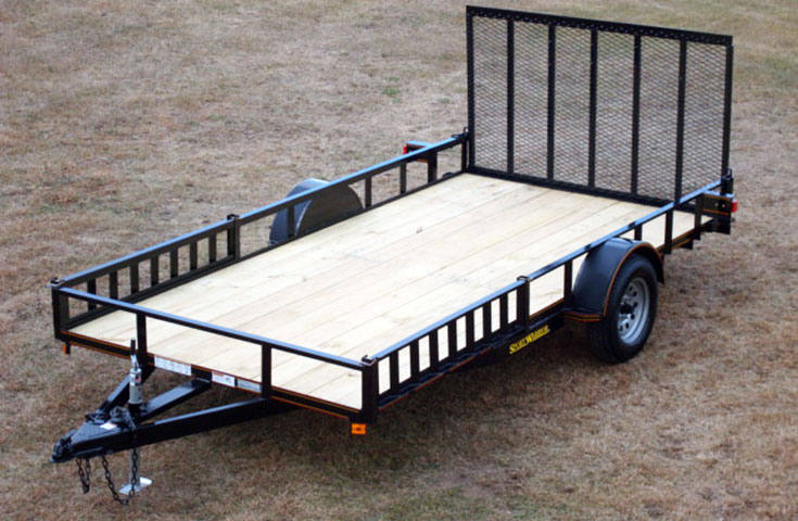 Single Axle Utility Trailer W Atv Pkg