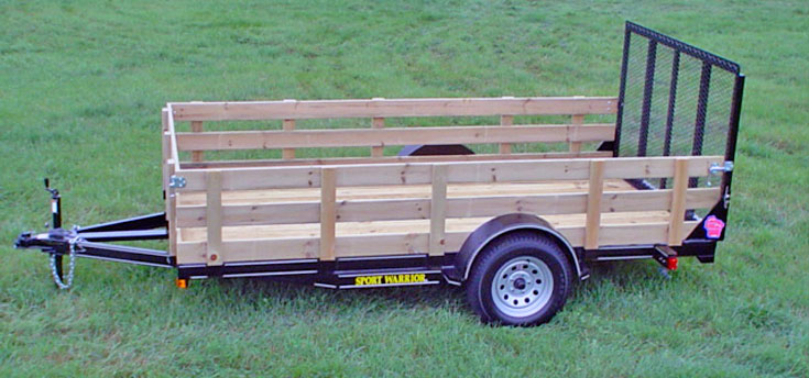 build wood utility trailer