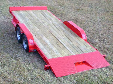 Tilt Bed Car Hauler Trailer