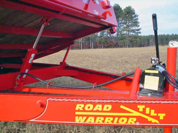 Tilt Bed Car Hauler Trailer