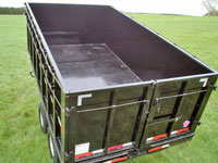 Single Axle Utility Trailer w/Flatbed, Johnson Trailer, Colfax Wisconsin