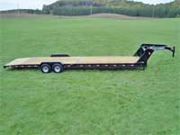 Steel Floor Car Hauler Trailer