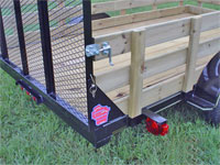 Single Axle Utility Trailer w/Flatbed, Johnson Trailer, Colfax Wisconsin