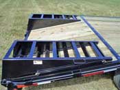 Dove Tail Ramp Trailer