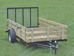 Single Axle Flatbed Utility