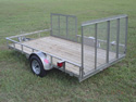 Single Axle Utility Side Ramp