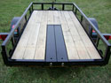 Single Axle Utility Side Rails - Floor Ramp