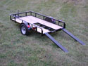 Single Axle Utility Side Rails - Floor Ramp