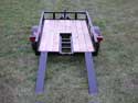 Single Axle Utility Side Rails - Floor Ramp