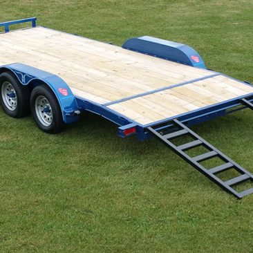 Wood Floor Car Hauler Trailer - Johnson Trailer Co. ez trailer wiring diagrams 