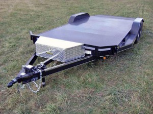 Steel Floor Car Hauler Trailer