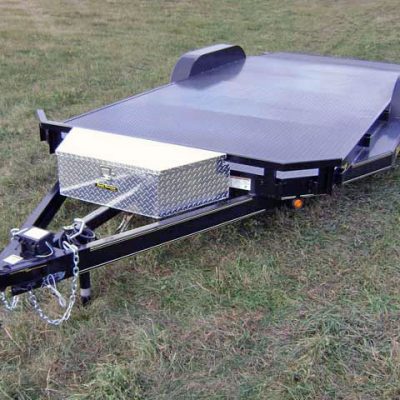Steel Floor Car Hauler Trailer