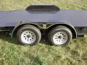 Steel Floor Car Hauler Trailer