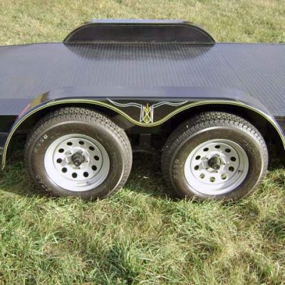 Steel Floor Car Hauler Trailer