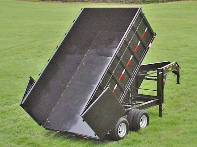 Heavy Gooseneck Hydraulic Dump Trailer - Johnson Trailer Co.
