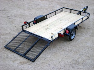 Mini-Single Axle Utility Trailer