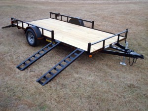 Single Axle Utility Trailer w/ ATV Pkg