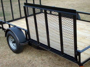 Single Axle Utility Trailer w/Side Ramp Pkg