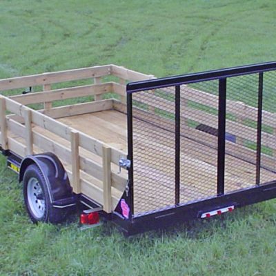 Single Axle Flatbed Utility Trailer