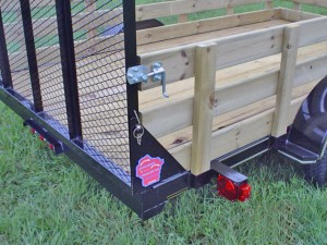 Single Axle Flatbed Utility Trailer