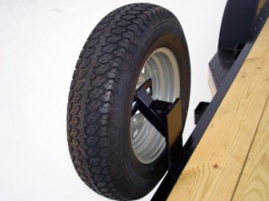 Bolt-On Spare Tire Mount Trailer Accessory