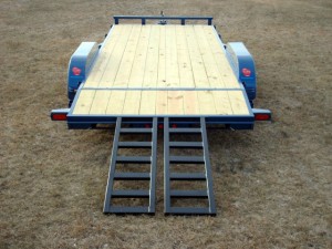 Wood Floor Car Hauler Trailer