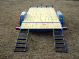 Wood Floor Car Hauler Trailer