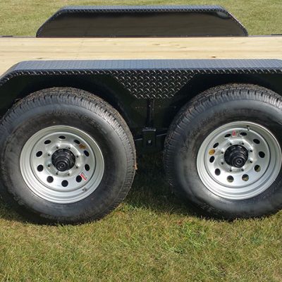 7 Ton Equipment Full Bed Tilt Trailer