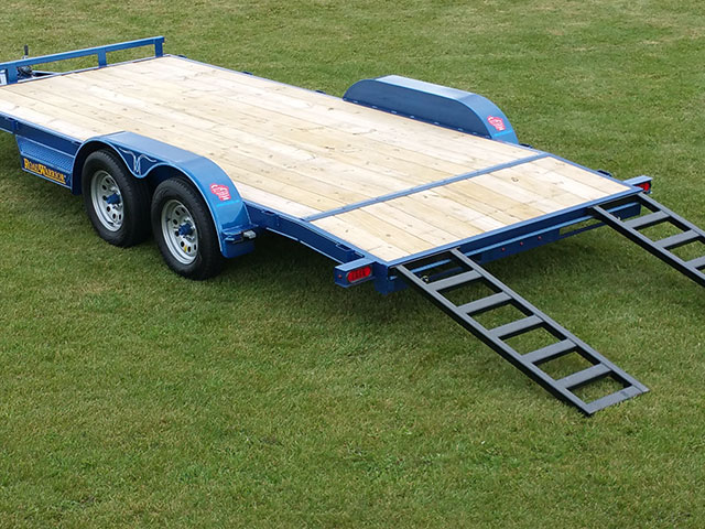 Wood Floor Car Hauler Trailer - Johnson Trailer Co.