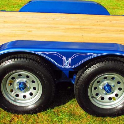 Wood Floor Car Hauler Trailer