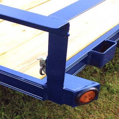 Single Axle Trailer w/Side Rails