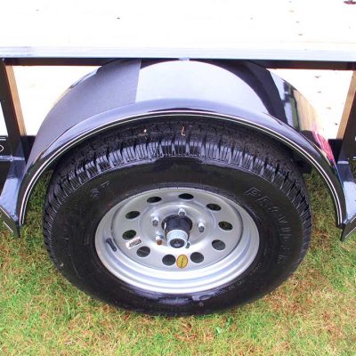 Single Axle Utility Trailer w/Side Ramp