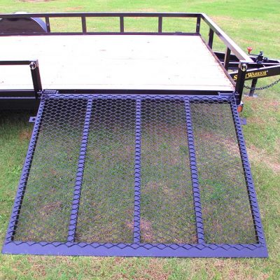 Single Axle Utility Trailer w/Side Ramp